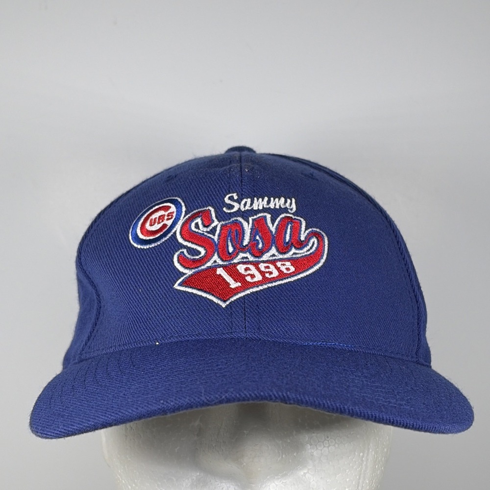 1998 Sports Specialties Chicago Cubs Sammy Sosa MLB Snapback Hat‎ Signed?